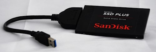 SSD mit USB 3 auf SATA Adapter